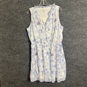 Cato Womens Boho Floral Shift Dress Size Large Cottage Romantic Sleeveless New
